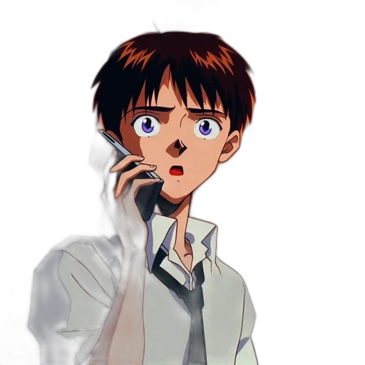 staff, face, anime, cartoon transparent PNG cut-out