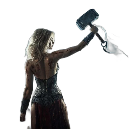 weapon, staff, sword, hair transparent PNG cut-out