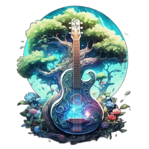 tree, dragon, fantasy art, concept art transparent PNG cut-out