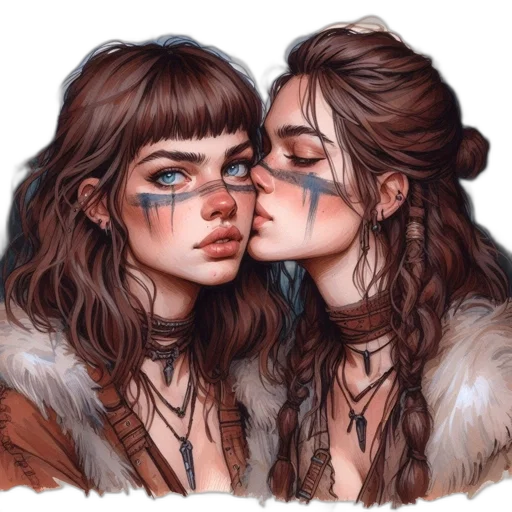 face, fantasy art, watercolor, photorealistic transparent PNG cut-out
