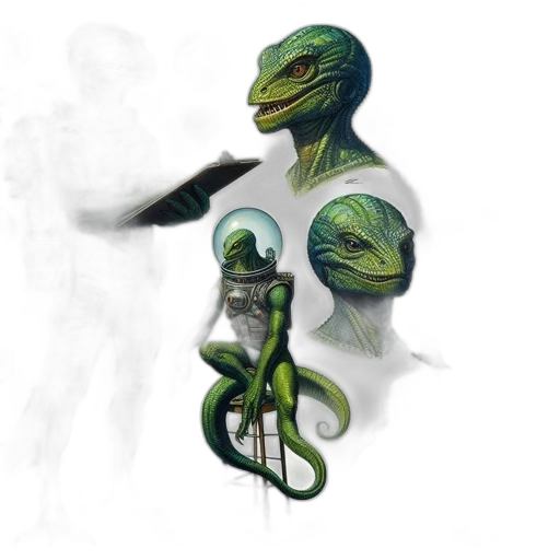 creature, dragon, mask, concept art transparent PNG cut-out