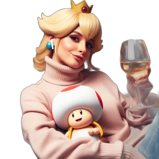 crown, concept art, pixel art, 3d render transparent PNG cut-out