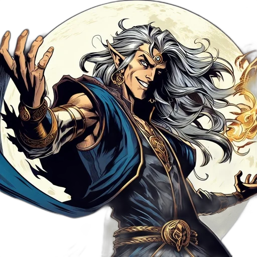 staff, dragon, comic book art, fantasy art transparent PNG cut-out