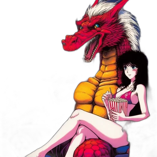 dragon, fantasy art, concept art, comic book art transparent PNG cut-out