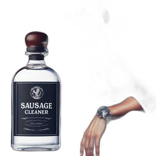 bottle, 3d render, photorealistic, concept art transparent PNG cut-out