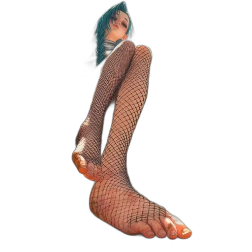 shoes, creature, dress, hair transparent PNG cut-out