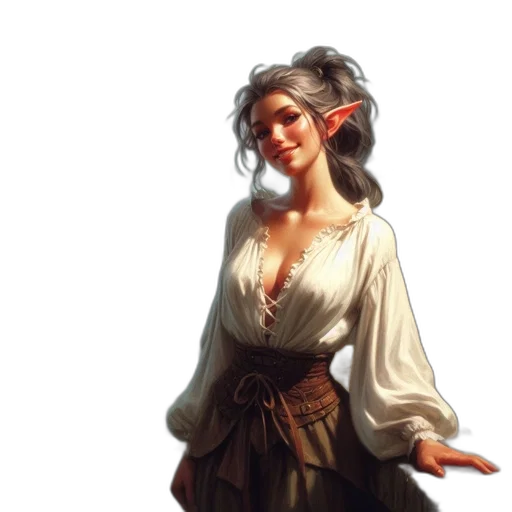 dress, staff, face, dragon transparent PNG cut-out