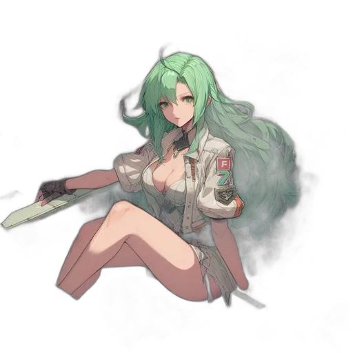 weapon, staff, jacket, sword transparent PNG cut-out