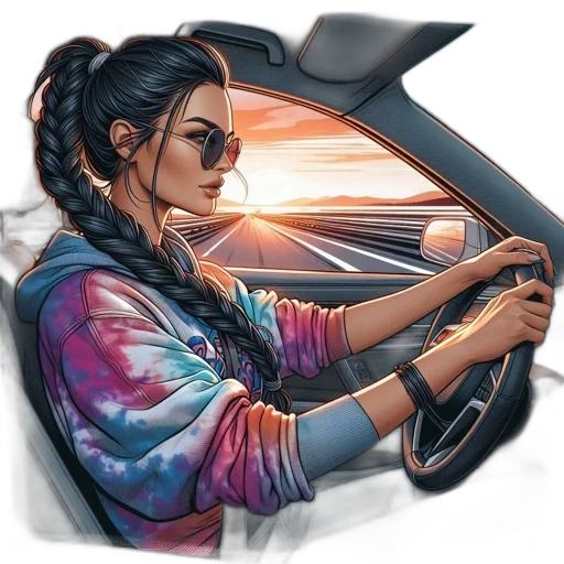 car, jacket, comic book art, concept art transparent PNG cut-out