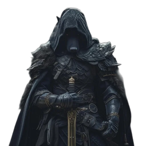 sword, mask, staff, jacket transparent PNG cut-out