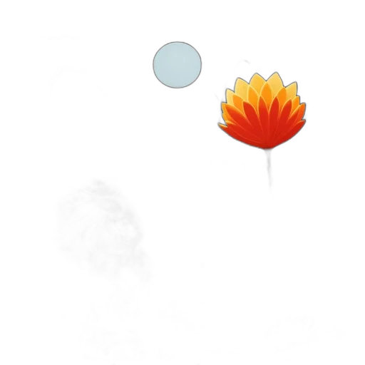 flower, staff, crown, umbrella transparent PNG cut-out