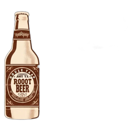 bottle, food, 3d render, photorealistic transparent PNG cut-out