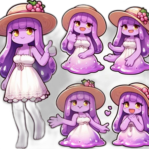 hat, creature, dress, concept art transparent PNG cut-out