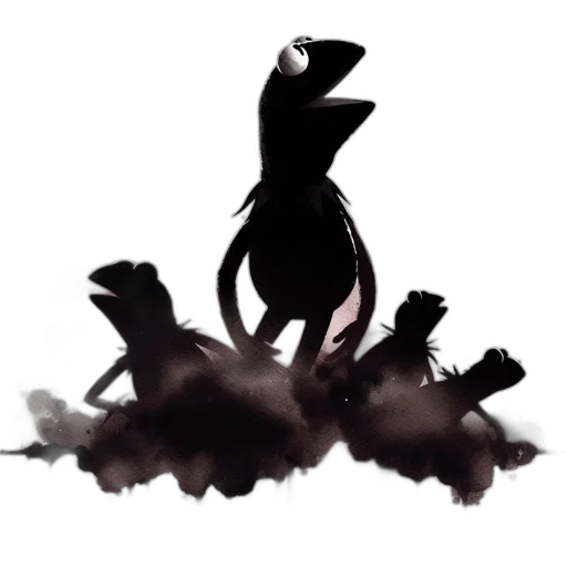 dragon, creature, animal, staff transparent PNG cut-out