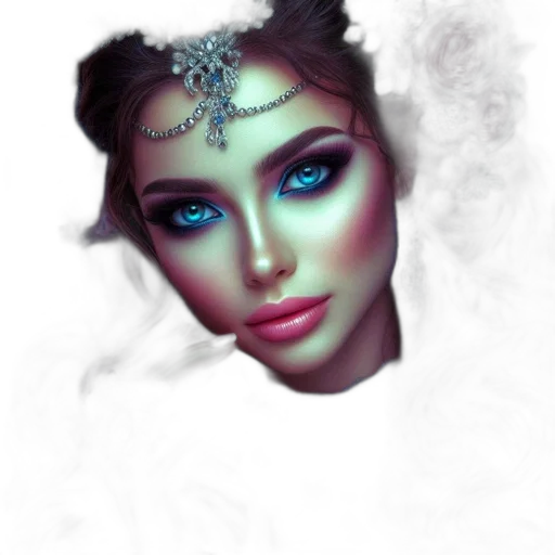 face, jewelry, crown, mask transparent PNG cut-out