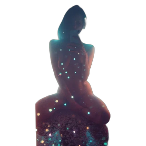 dress, staff, crown, robot transparent PNG cut-out