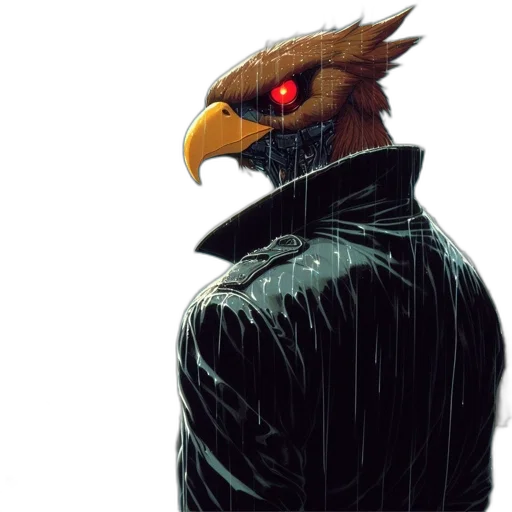 jacket, mask, animal, concept art transparent PNG cut-out