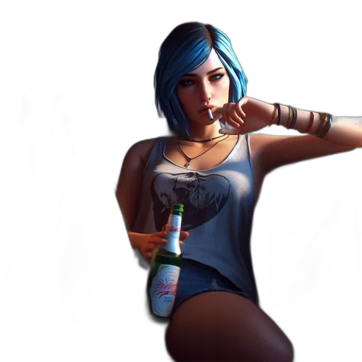 bottle, weapon, dress, staff transparent PNG cut-out