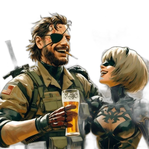 concept art, comic book art, cyberpunk, fantasy art transparent PNG cut-out