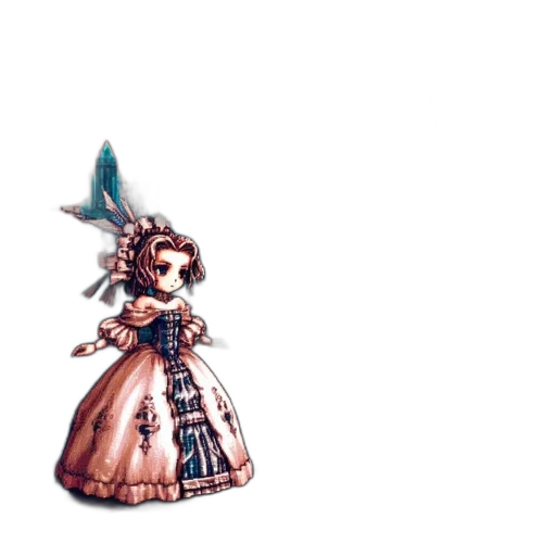 dress, staff, jewelry, weapon transparent PNG cut-out
