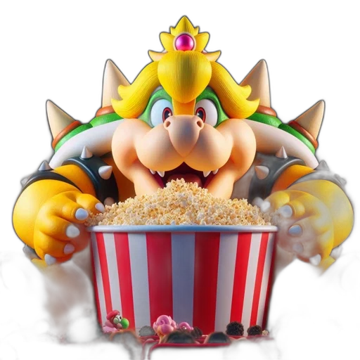 crown, food, 3d render, concept art transparent PNG cut-out