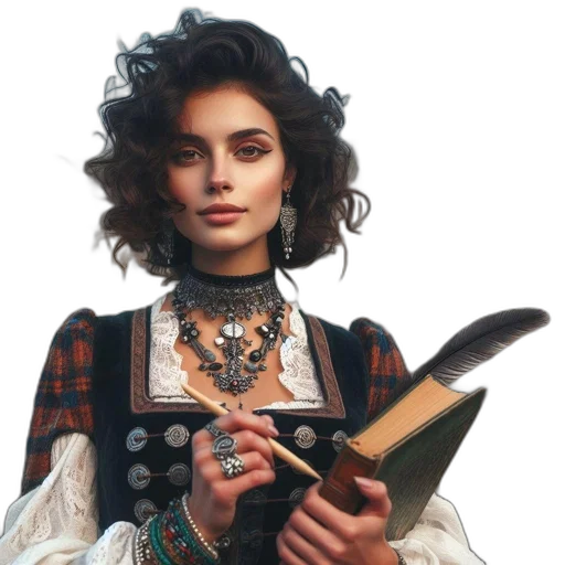 jewelry, sword, jacket, staff transparent PNG cut-out