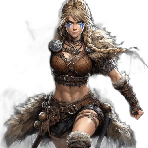 fantasy art, concept art, comic book art, photorealistic transparent PNG cut-out