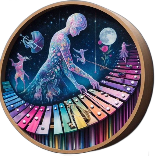 concept art, fantasy art, watercolor, vaporwave transparent PNG cut-out