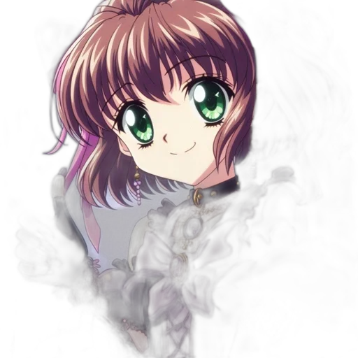 staff, face, flower, weapon transparent PNG cut-out