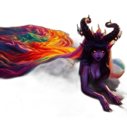 dragon, creature, animal, hair transparent PNG cut-out