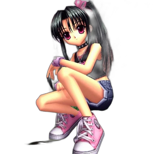 shoes, dress, weapon, anime transparent PNG cut-out