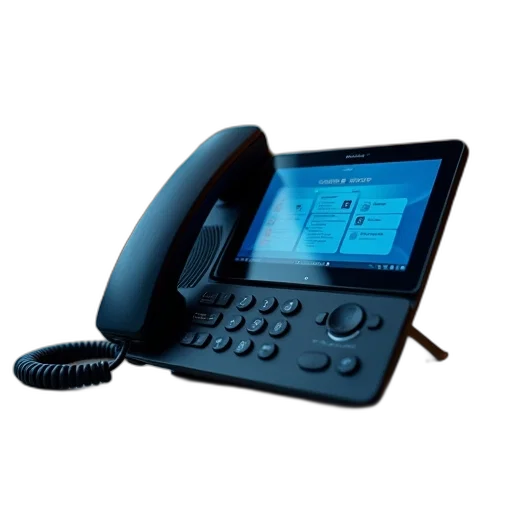 staff, polycom, phone, equipped transparent PNG cut-out