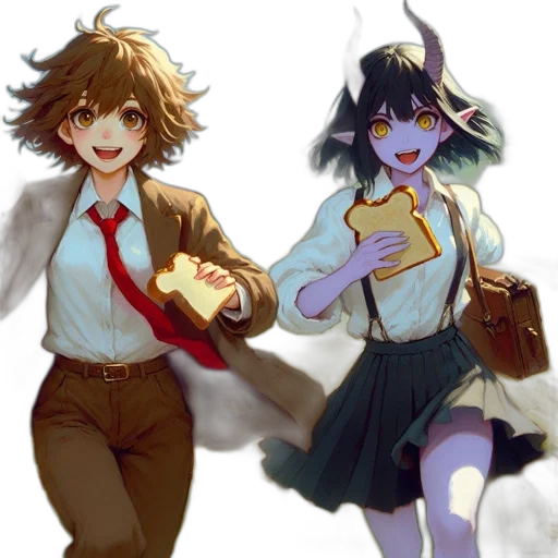 anime, concept art, pixel art, watercolor transparent PNG cut-out
