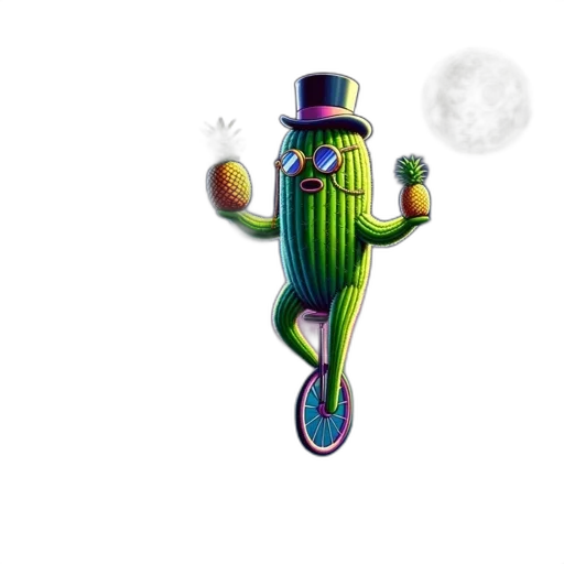robot, staff, creature, hat transparent PNG cut-out