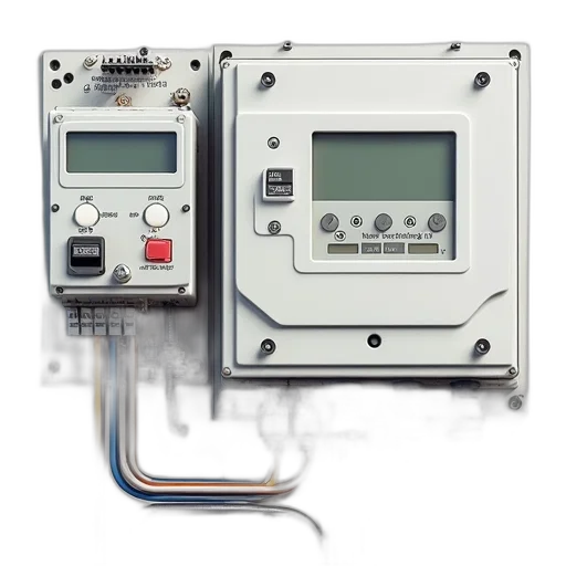 electric, invertor, meter, wiring transparent PNG cut-out