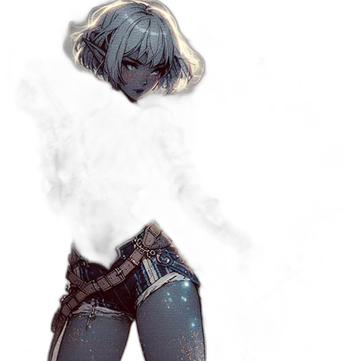 jacket, weapon, mask, sword transparent PNG cut-out