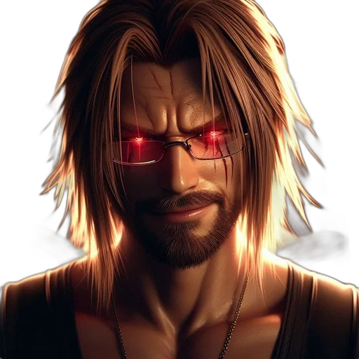 face, mask, weapon, hair transparent PNG cut-out