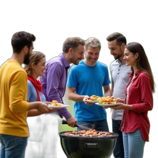 food, staff, 3d render, photorealistic transparent PNG cut-out