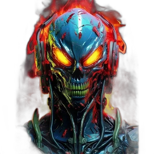 mask, face, robot, concept art transparent PNG cut-out