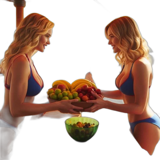 food, photorealistic, concept art, oil painting transparent PNG cut-out