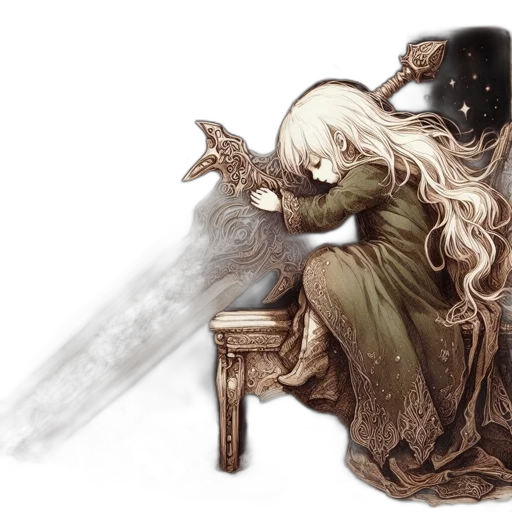 sword, staff, weapon, dragon transparent PNG cut-out