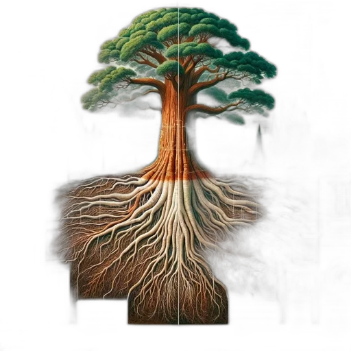 tree, hair, crown, creature transparent PNG cut-out