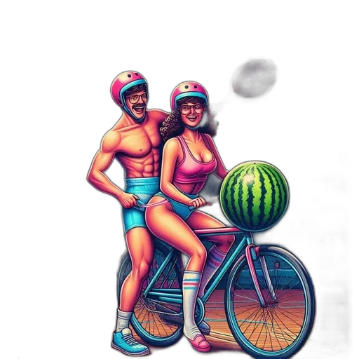 vaporwave, concept art, pixel art, photorealistic transparent PNG cut-out