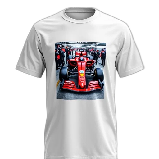 car, white, t-shirt, colorful transparent PNG cut-out