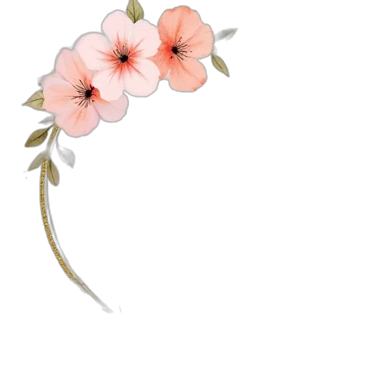 flower, crown, jewelry, staff transparent PNG cut-out