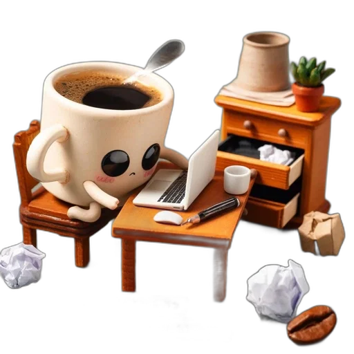 furniture, robot, staff, food transparent PNG cut-out