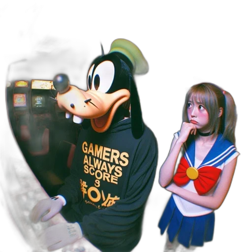 jacket, dress, 3d render, anime transparent PNG cut-out