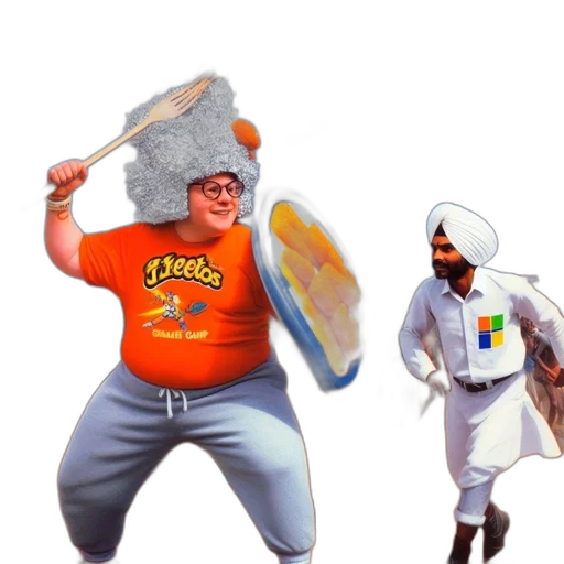 food, staff, hat, weapon transparent PNG cut-out