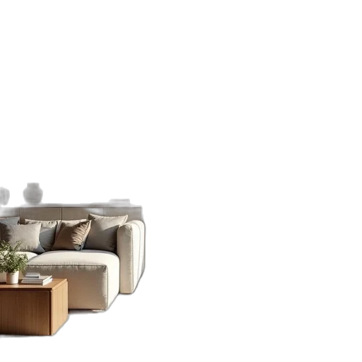 furniture, 3d render, photorealistic, concept art transparent PNG cut-out