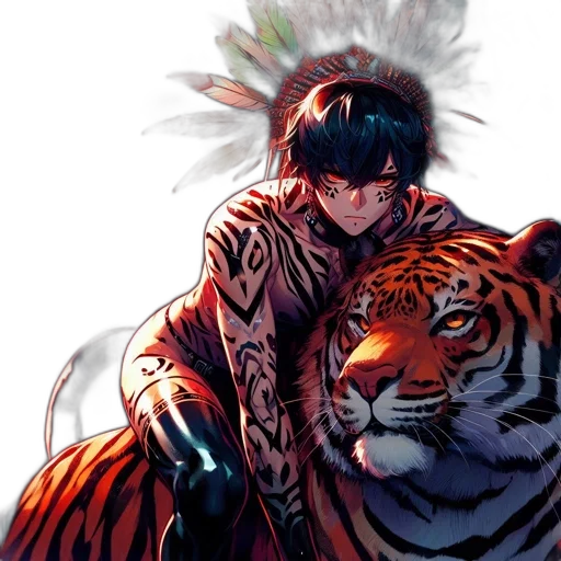 animal, comic book art, concept art, fantasy art transparent PNG cut-out